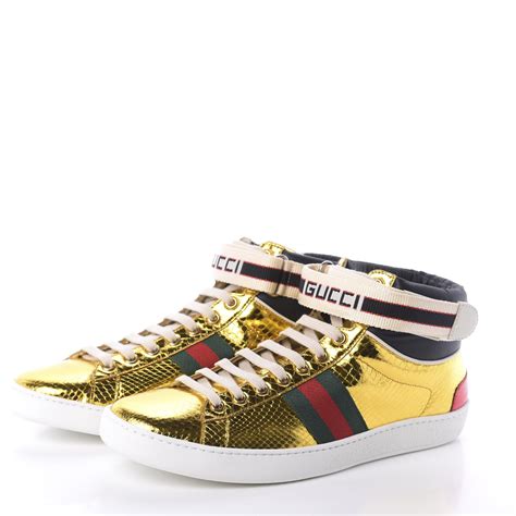 gucci ace snake woman|gucci ace metallic snakeskin sneakers.